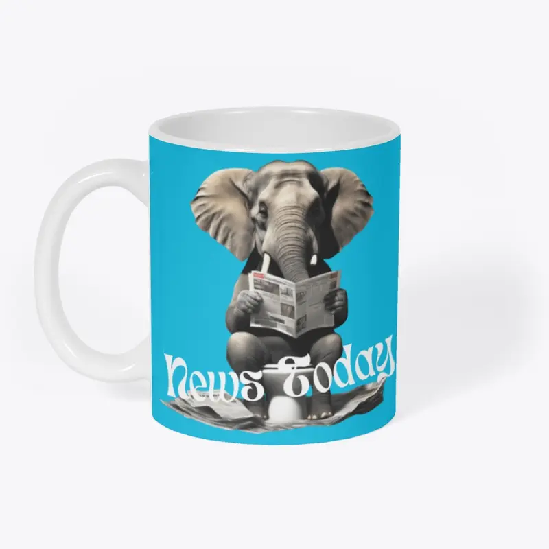 Potty Time Pachyderm Elephant Toilet Tee