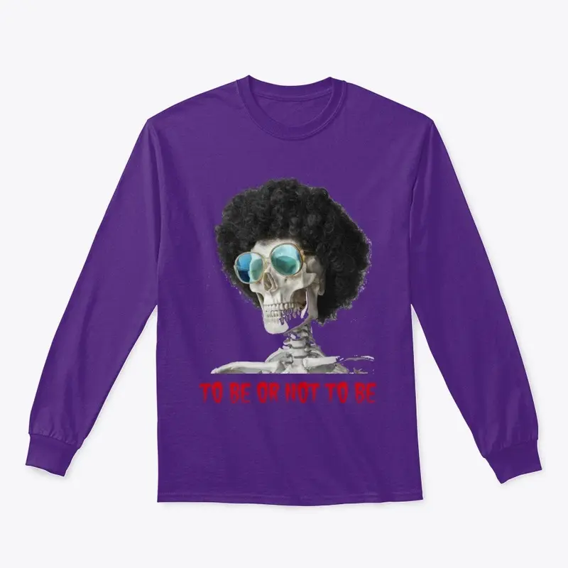 skull glassess tshirt to be or not to be